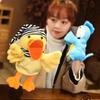 28cm Kawaii Animal Duck Parrot Stuffed Plush Hand Puppets Educational Toys For Family Playgame Time Stuffed Doll