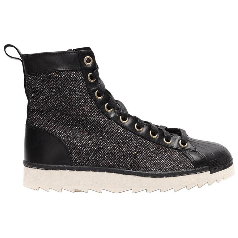 Adidas Superstar Jungle Black Glitter Men Sneakers Core-Black Cloud-White B35229