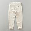 1333 Summer Breathable Japanese-Style Men’s Pure Linen Tapered Pants, Casual Nine-Point Trousers