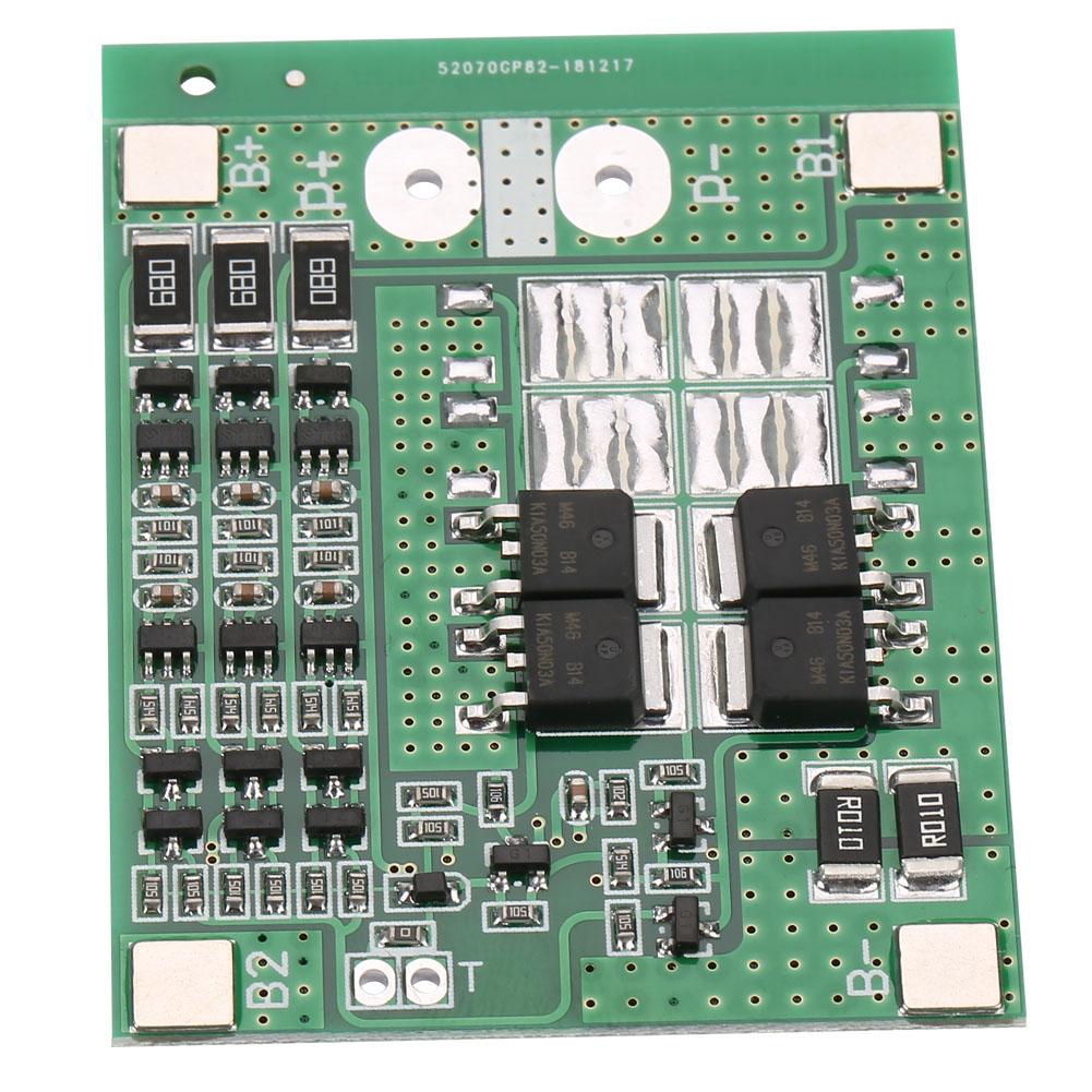 3Series 12V 15A Li Ion Battery 18650 Charger BMS Protection Board (with Balance)