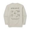 SNOWPEAK Gear Graphic Sweatshirt Light Beige (S26SMFHT56)