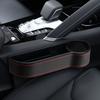 Pu Leather Car Seat Gap Storage Box Interior Products Universal Seat Gap Slit Box Phone Bottle Keys Holder Box Auto Organizer
