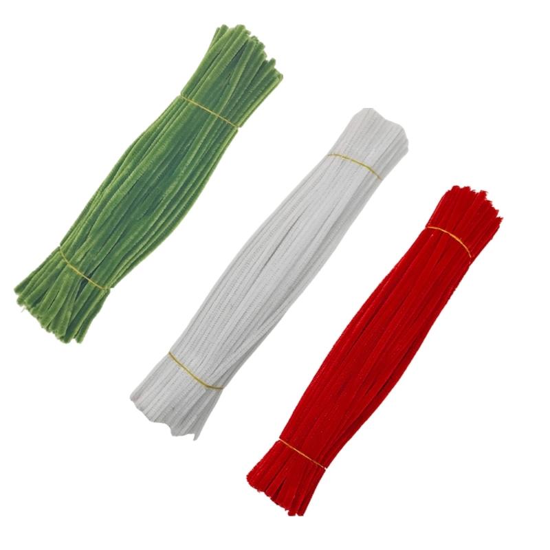 

Colorful Pipe Cleaners 300/400/500PCS 30cmx6mm Pipe Cleaners Multicolor Soft Plush Stems for Art Craft and Decoration