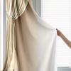 2 Peças de Cortinas Elegantes em Degradê, Estampa Ombré Minimalista, Cortinas Modernas para Sala de Estar Quarto Decoração de Casa