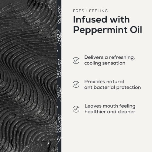 GEORGANIC Mouthwash Tablets (Activated Charcoal) 180 Tablets Oral Care Mouthwash