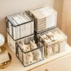 Book Storage Bag Transparent Visible With Zipper Handle Organizer Bag Multifunctional Dustproof Large Capacity Moisture