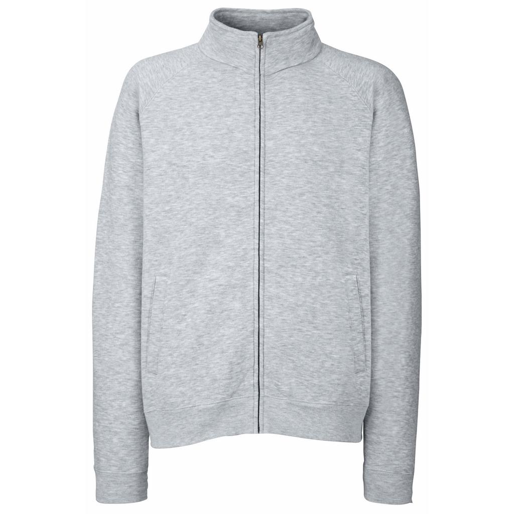 FRUIT OF THE LOOM Mens Full Zip Sweat Jacket