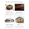 Little MagicAging Japan LeatherMade MovementMetal Allergy CompatibleWristwatch Mens Womens Clock Antique Style/Old (Red M Size)