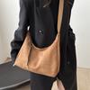 Women Large Capacity Retro Versatile Commute Single Shoulder Crossbody Tote Handbag