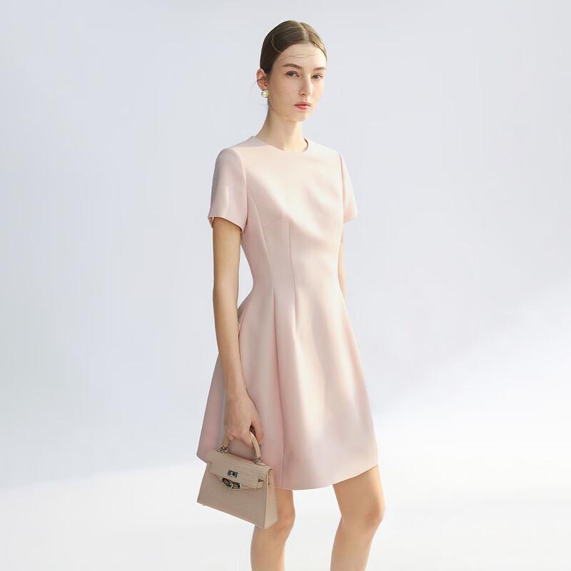 

Lancy Elegant French Style Short Sleeve Waisted Dress M