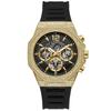 GueSS MoMentum Black Gold Tone Multi Function Black Dial Men S Watch Gw0518g2