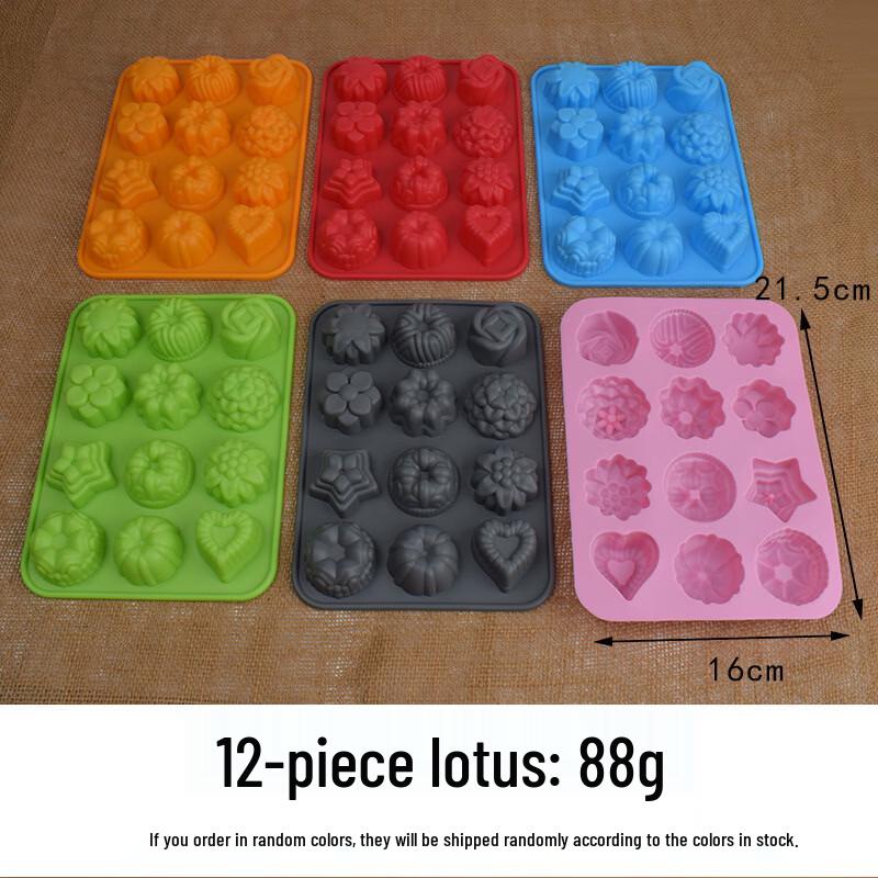 Silicone Flower Baking Mold Set