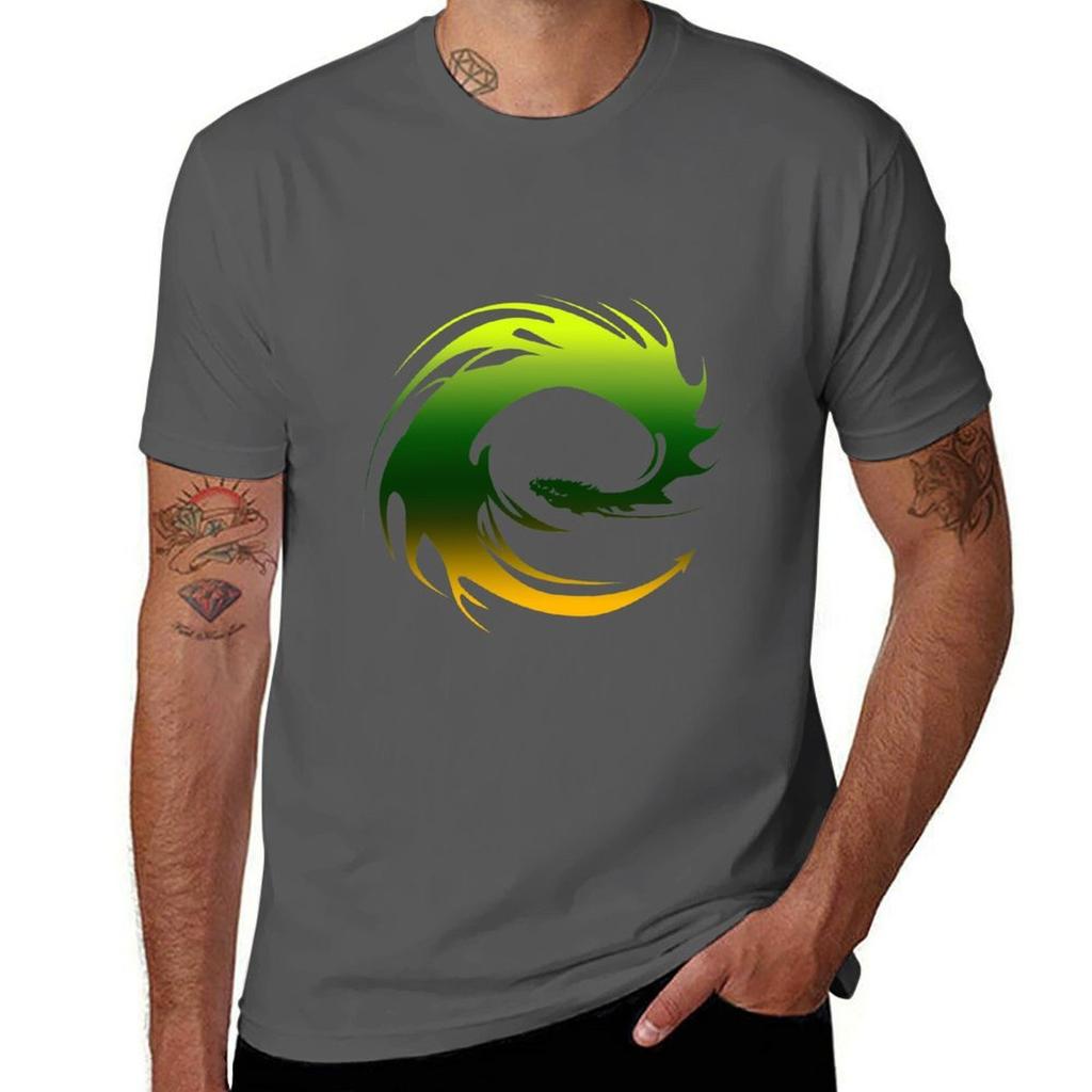 Green Dragon Eragon Tshirt Big Size Crew Neck Tshirt
