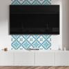 Panel Winylowy Z Dekorem Do Kuchni Lub Łazienki 120X60 Cm Wzór W Stylu Arabeski