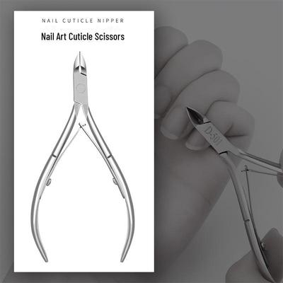 Tijeras de cutícula de acero inoxidable para manicura y decoración de uñas