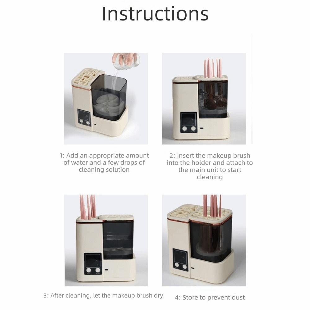 Portable Makeup Brush Cleaning Machine Electric Makeup Brush Dryer  Beauty Brushes