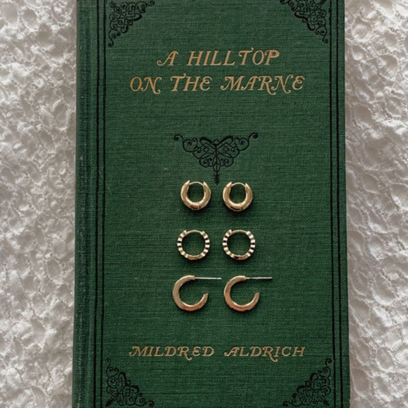 

objet213 Basic Hoop Earrings set_03 (3 sets) Original