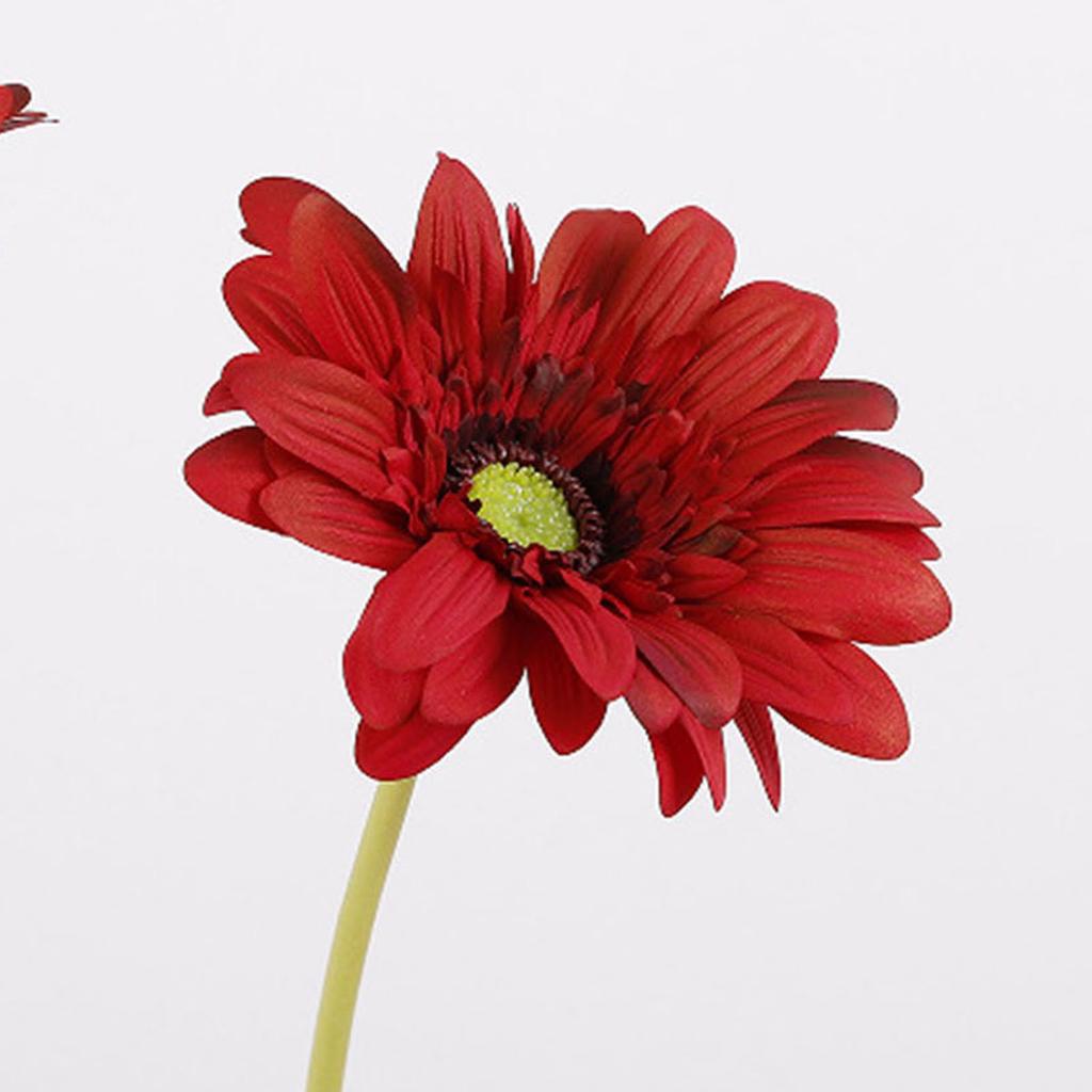Gerbera Artificiale Multiuso Idratante Alta Simulazione Tocco Reale Stelo Singolo Finta Gerbera