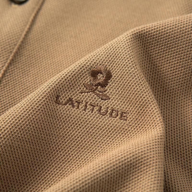 MONTAGUT Pánské luxusní měkké polo triko s dlouhým rukávem