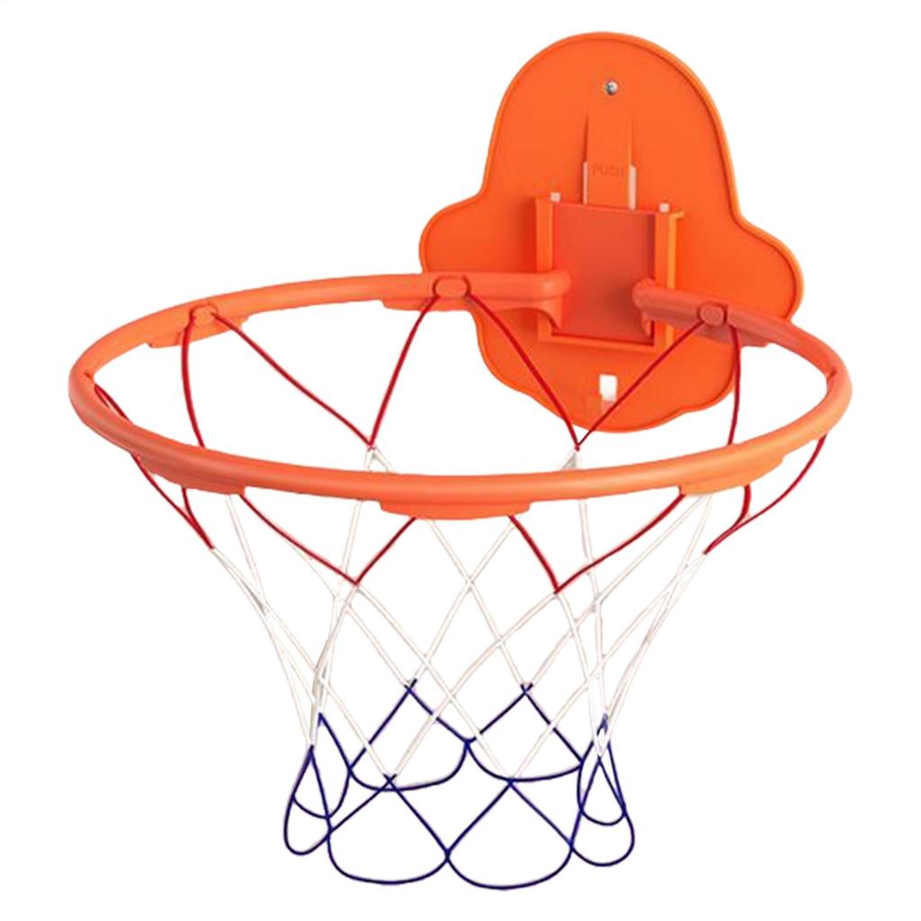 Indoor Basketball Hoop 32cm Dribbling Silent Basketball Training Hoop Noiseless Bouncing Wall-Mounted Toddler Outdoor Toys