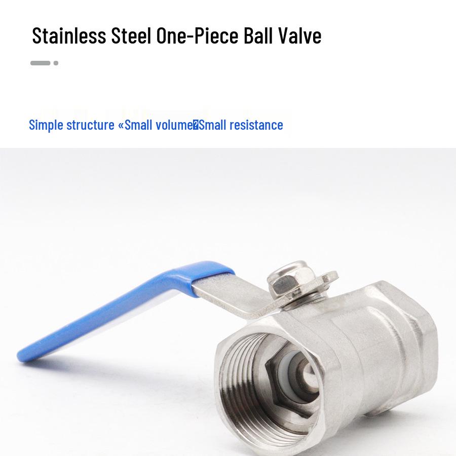 1-Inch 304 Stainless Steel Ball Valve Q11F-16P - Internal Thread Switch, 1P Type, 4 Points