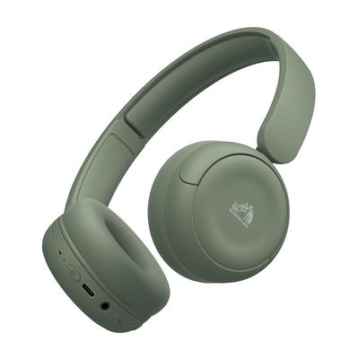JVC Kenwood Victor Wireless Bluetooth with 50 Hours of Khaki HA-S60W-G Headphones, Ver. 5.4 Microphone, Multi-Point, Playback, 2-Way, Wired/Wireless,