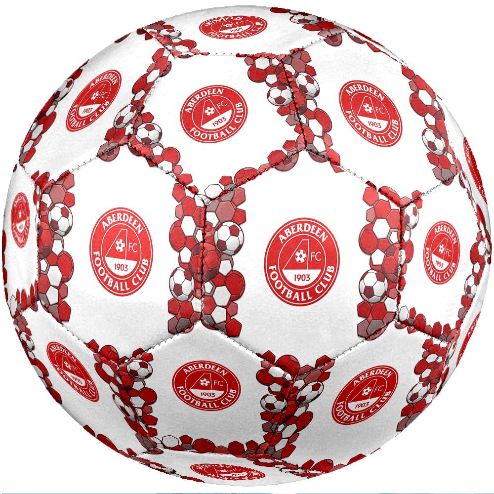 Aberdeen FC Size 5 Standard Football Durable Training Match Soccer Ball for Adult Outdoor Sports