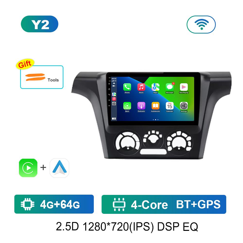 Car Radio Multimedia Player 9 inch for Mitsubishi Outlander 1 2002 - 2008 Android 4G Navi GPS WIFI IPS Touch Screen DSP Stereo