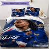 Michael Olise Pattern Bedding uilt Set uilt Cover Pillowcase Home Decoration Birthday Gift (1 * duvet cover + 2 * pillowcase without core)