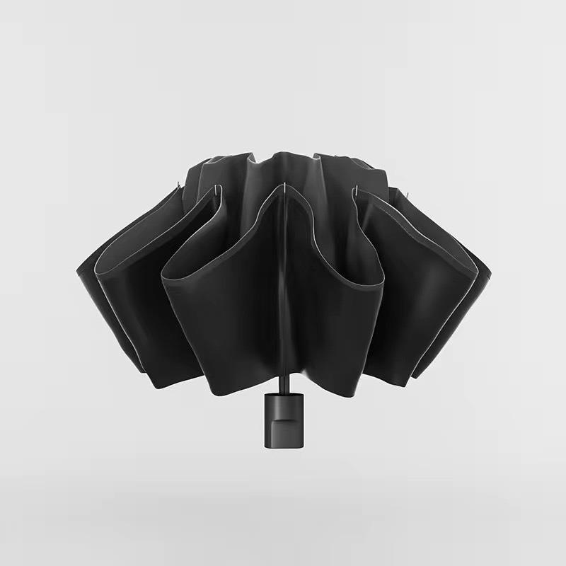 24-Rib Automatic Folding Umbrella: High-End, Large, UV Protection for All Weather