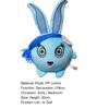 Excellent Ultra Soft Eco-friendly Bunny Plush Doll Toy Girls Boys Rainbow Embroidery Cartoon Rabbit Pillow for Bathroom