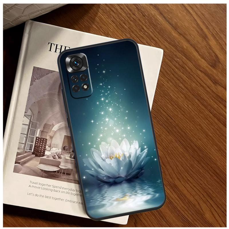 Summer Lotus Case For Xiaomi Redmi Note 14 9 10 11 12 13 15 Pro Plus Cover For Redmi 15 C 14C 12C 10C 13C