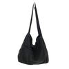 Washed Denim Bag Large Capacity Messenger Bag Student Bag Women Canvas Bag Simple Shoulder Bag