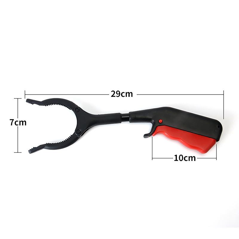 Grabber-Werkzeug, Abfallsammler, Müllgreifer, rutschfester Greifer, lange Armverlängerung, Müllclip, Müllsammelklemme, Zubehör