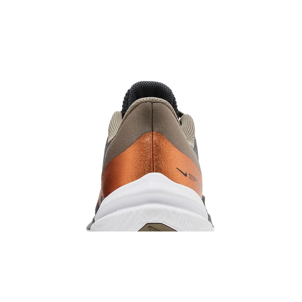 Nike Womens Air Winflo 9 'Grey Metallic Copper' (women's sizes) Dark Smoke Grey / Olive Grey / Metallic Copper / Metallic Silver Running Shoes