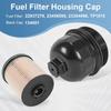 Fuel Filter Housing Cap 134001 with Fuel Filter TP1015 Replacement for Chevy Cruze Silverado 2500HD 3500HD Replacement for GMC Sierra 2500HD 3500HD