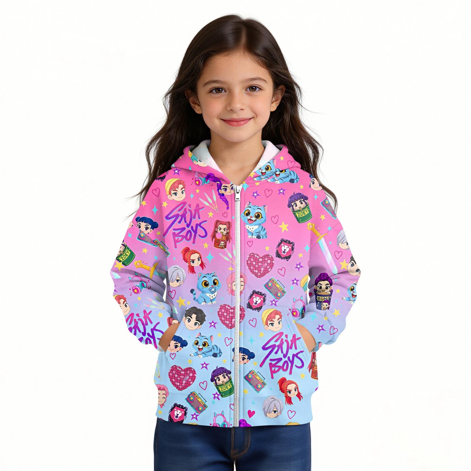 

Children s Long-sleeved Loose-fitting Pullover Hoodie With Drawstring And Solid Color 140