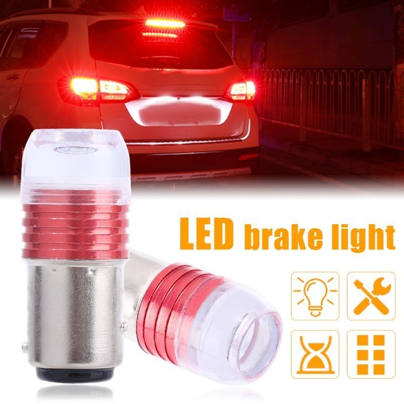 Bay15D LED Brake Lights 5W  Bright LED Car Bulbs Car Headlights 360 Degrees Light Source White Red Yellow Blue Flash Bulbs