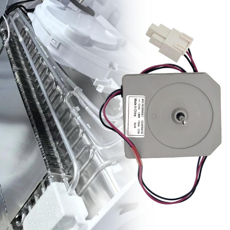 13V 1.9W 170mA Refrigerator Fan Motor Assembly For EAU61644102 RDD056X09 4681JB1029H Cooling Replacement Housing