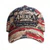 250th Anniversary Distressed American Flag Baseball Cap Unisex Patriotic Hat