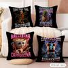 ITALlAN BBrainrot Creative Cushion Cover Natural Linen Organic Fabric DoubleSided Printing Couch Pillow Covers Home Decor