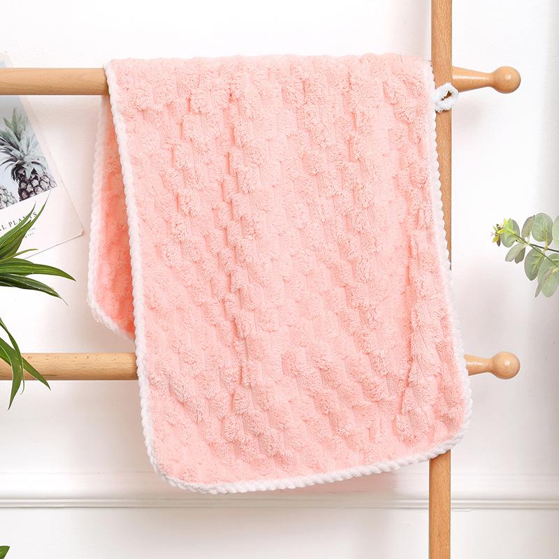 1/4-teiliges supersaugfähiges Handtuch aus ultrafeinen Fasern für Erwachsene, schnelltrocknendes Handtuch mit Struktur, weiches Badetuch aus verdicktem Korallensamt