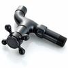 Robinet mural vintage noir pour lavabo - eau froide monocommande G1/2 en cuivre