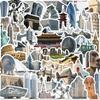 65 World Architecture Graffiti Stickers Decorate Suitcase Guitar Notebook DIY Waterproof Stickers Popular Stickers