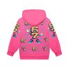 Kids Fashion Girls Steal a Brainrot 67 Printed Casual Hooded Zipper Long Sleeves Jacket Coat