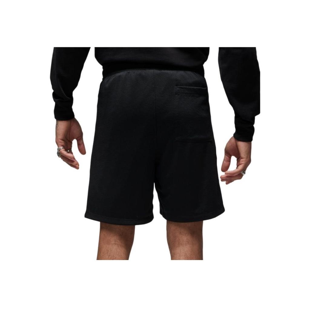 Jordan Letter Logo Print Breathable Lace-Up Mid-Rise Sports Shorts Men Shorts Black DV7603-010