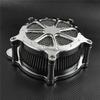 Motorcycle All Chrome Air Cleaner Air Filter System For Harley XL Sportster 04-22 Touring Road Glide 08-16 Dyna Softail Fat Boy