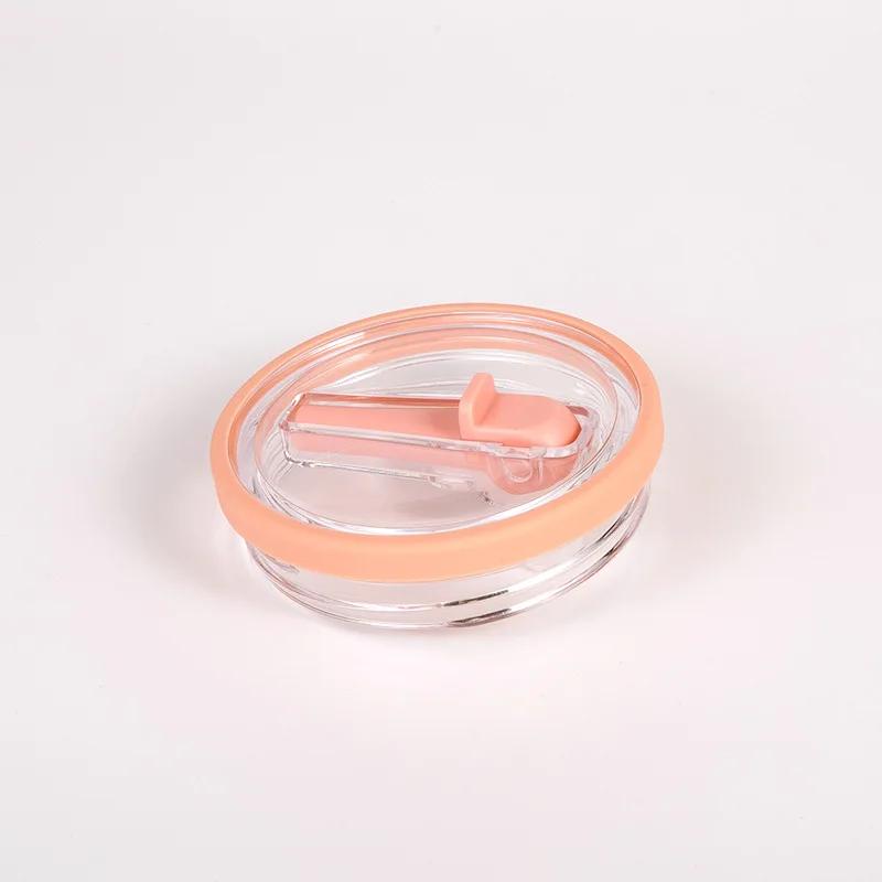 Folding Straw Cup High-value Leak-proof Sealing Cover Portable Handle Car Cup Lid Proof Reusable Tumbler Cover