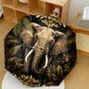 Jungle Elephant Majesty Portable Automatic Umbrella Compact 8Rib Lightweight Lightweight Perfect For Outdoor Adventures Fashionable Birthdaychristmas
