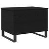 Coffee Table Black Oak Look 60 x 44.5 x 45 cm